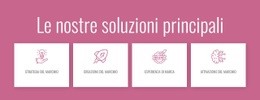 Le Nostre Soluzioni Principali - Modelli Di Siti Web Reattivi