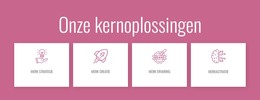 Responsieve HTML Voor Onze Kernoplossingen