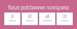 Nasze Podstawowe Rozwiązania - Szablon Strony Internetowej