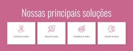 Nossas Principais Soluções - Design De Site Responsivo