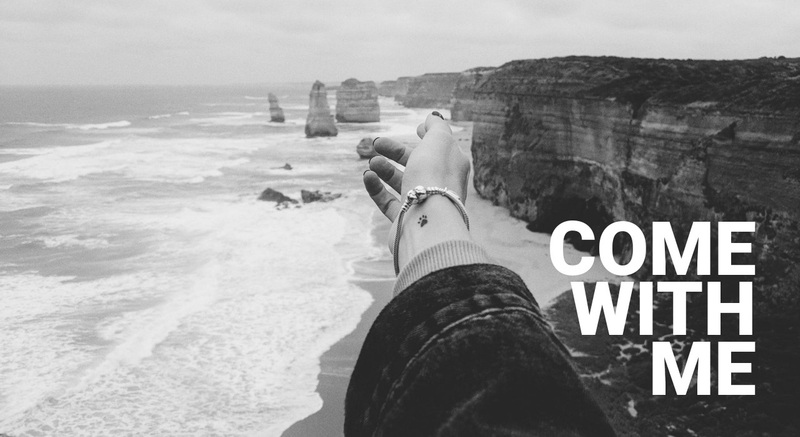 Come with me Squarespace Template Alternative