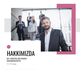 Bir Markalaşma Ve Tasarım Stüdyosu - HTML Web Sitesi Düzeni