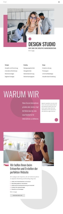 Wir Sind Eine Kreative Markenagentur - Web-Builder