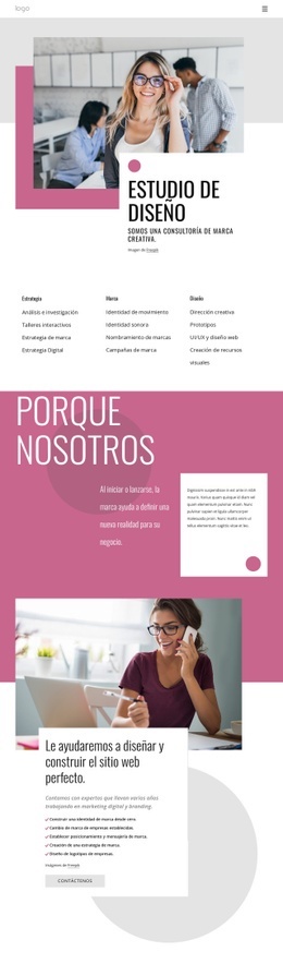 Somos Una Agencia De Marca Creativa. - Creador Web