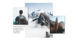 Diseño De Sitio Web Para Viajes Viajes De Montaña