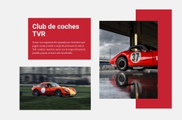 Club De Coches TVR - Diseño De Sitio Web Adaptable