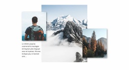 Conception De Site Web Pour Voyages En Montagne