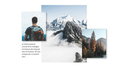 Modèle CSS Pour Voyages En Montagne