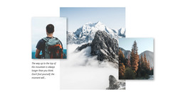 Travel Mountain Tours - HTML Page Template