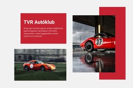 TVR Autóklub – Webhelysablon Letöltése