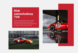 Klub Samochodowy TVR - Prosty Szablon HTML