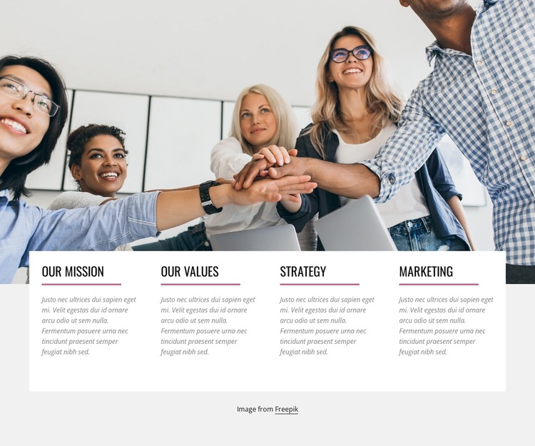 We are strategic design agency HTML5 Template