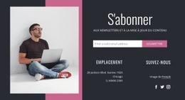 Abonnez-Vous Et Contactez-Nous