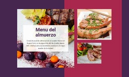 Menu Del Almuerzo