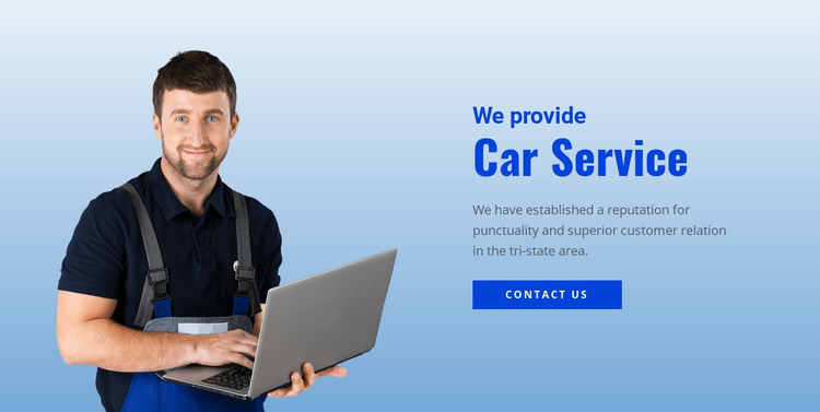 Gear boxes repair HTML Template