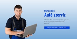 Hajtóművek Javítása – Teljesen Reszponzív Sablon