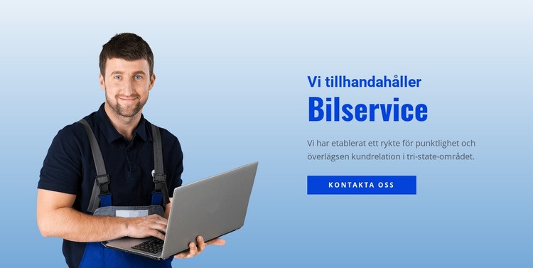 Reparation av växellådor HTML-mall