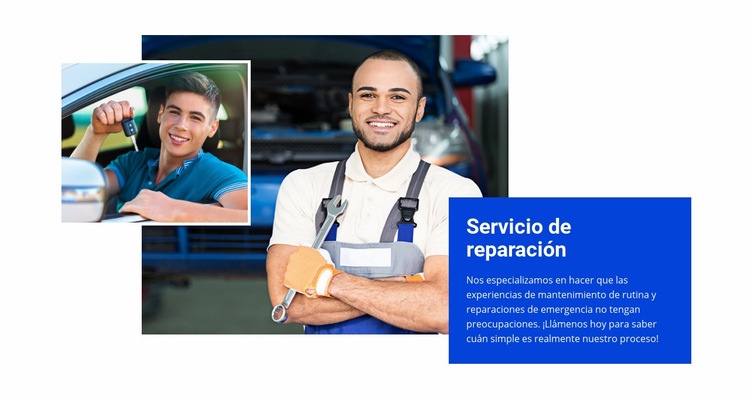 Reparación del sistema de aire acondicionado Plantillas de creación de sitios web