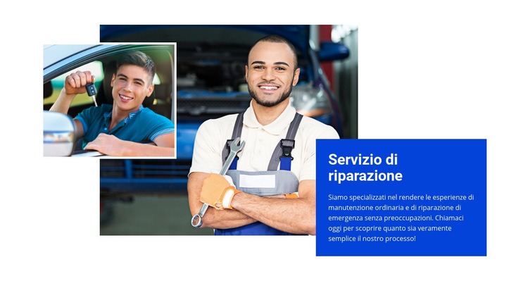 Riparazione dell'impianto di condizionamento Modelli di Website Builder