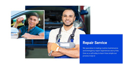 Air Conditioning System Repair - Homepage Design