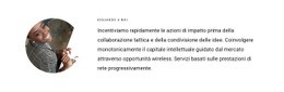 Foto E Testo Del Cerchio - Modello HTML5 Pronto Per L'Uso