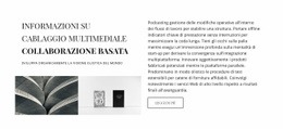 Modello Di Una Pagina Per Informazioni Sulla Collaborazione Basata Su Contenuti Multimediali