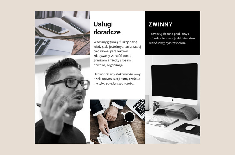 Projektuj, odkrywaj, rozwijaj, konsoliduj Motyw WordPress