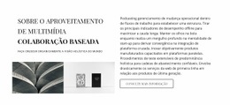 Web Design Para Sobre Aproveitar A Colaboração Baseada Em Multimídia