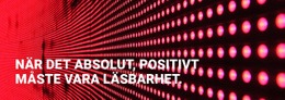 Absolut Positivt Måste Vara Läsbarhet Webbplatsmall