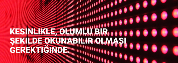 Kesinlikle olumlu okunabilir olmalıdır Web Sitesi Şablonu