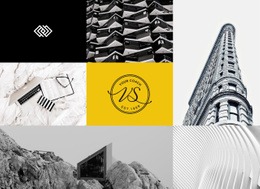 Modernt Konstgalleri - Webbplats Med Nedladdning Av HTML-Mall