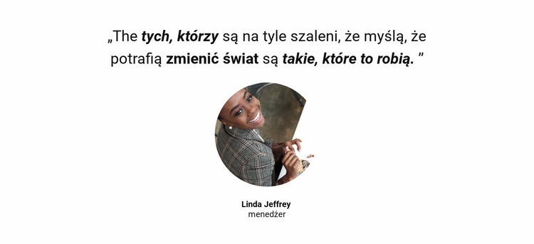 Recenzje o pracy Szablony do tworzenia witryn internetowych