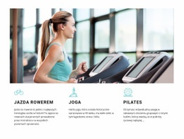 Jazda Na Rowerze, Joga I Pilates - Responsywny Szablon HTML5