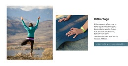 Estilo De Vida Saudável De Ioga – Página De Destino Para Qualquer Dispositivo