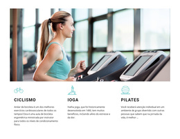 Ciclismo, Ioga E Pilates - Tema WordPress Profissional Personalizável