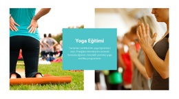 Yoga Eğitimi - Özelleştirilebilir Profesyonel Tasarım