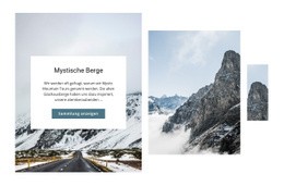 Mystische Berge - HTML5 Website Builder