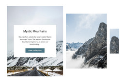 Mystic Mountains - Free HTML Template