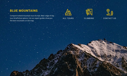 Most Creative One Page Template For Blue Mountains Australia