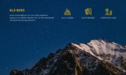 Blue Mountains Australien - Enkel HTML-Mall