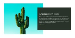 Arizona Desert Tours Css Template Free Download