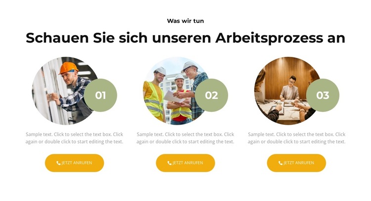 Nationaler Führer Website-Vorlage