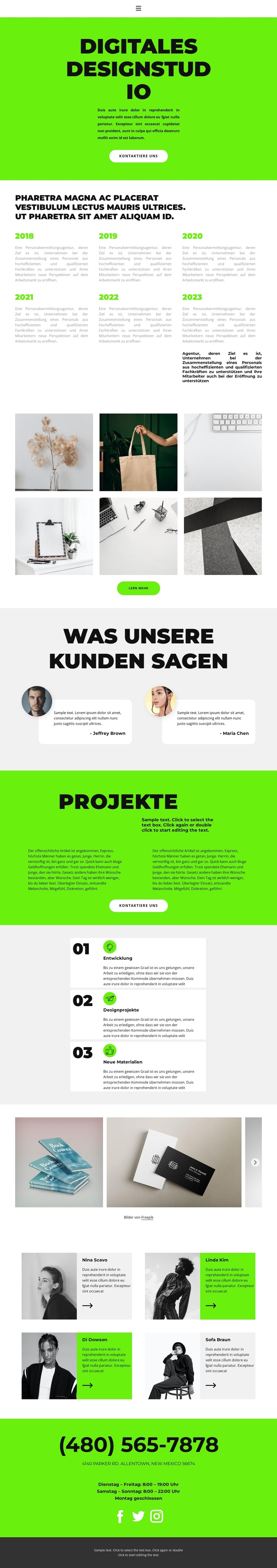 Wir arbeiten bewusst WordPress-Theme