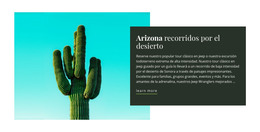 Diseño De Página HTML Para Tours Por El Desierto De Arizona