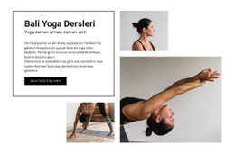 Yoga Sağlıklı Stüdyosu Için Web Sitesi Tasarımı