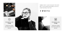 Nos Services Et Contacts Sociaux - Thème WordPress À Télécharger Gratuitement