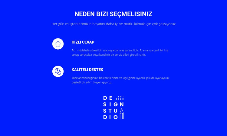 Dijital teslimat platformu Web Sitesi Şablonu