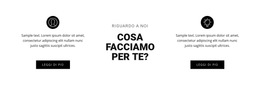 Cosa Facciamo Per Te - Modello Di Pagina HTML
