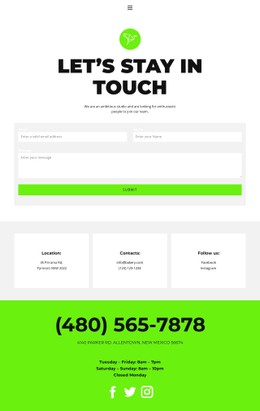 Contact Page