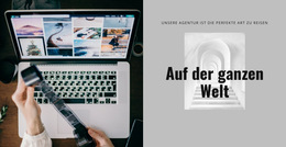Erinnere Dich An Jeden Moment Website-Vorlage
